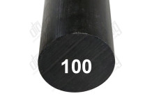 Поліациталь (POM) стрижень чорний D=100мм L=1000мм