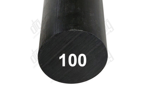 Поліациталь (POM) стрижень чорний D=100мм L=1000мм