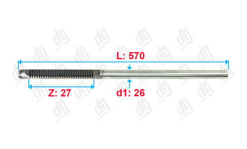 Вал Peugeot 207 2006-; Citroen C3 Picasso I 2009-2012
