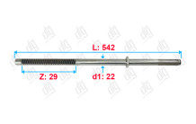 Вал Hyundai Amica 1999-/ Atos 1998-