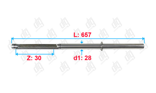 Вал BMW 5er V (E6x) 2002- (AFS)