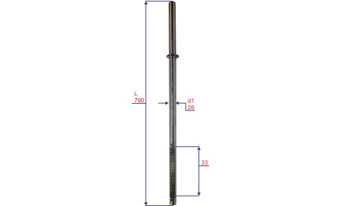 Вал Volkswagen Transporter T5 2003-/ Multivan 2003-