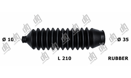 Пильовик рульової тяги 10*36*225