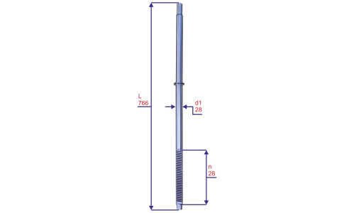Вал + поджимка Volkswagen Passat B5 1996-/ Passat B5+ 2000-; Audi A4 I 1995-/ A4 Avant 1995-; Skoda Superb 2002-