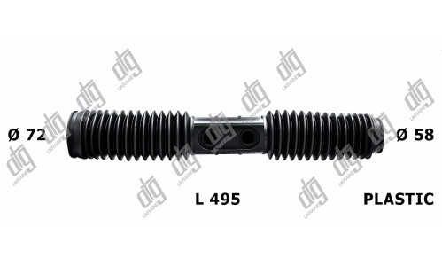 Пыльник рулевой тяги 58*72*495