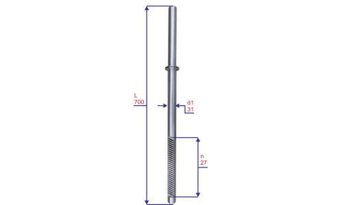 Вал BMW 7er IV (E6x) 2001-