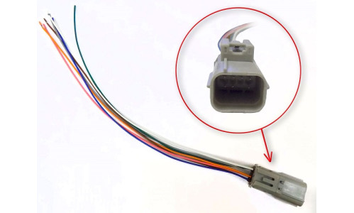 Разъем с проводкой Toyota; Lexus; Nissan; Chevrolet 8pin (Male,7 with wires)