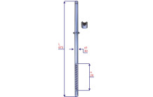 Вал + поджимка Mercedes-Benz C-Class (W203, CL203, S203) 2000-