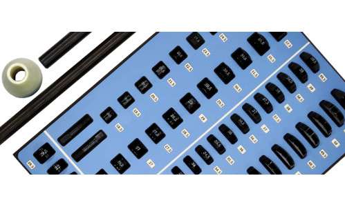 Комплект оправок для запресування сальників у корпус рульової рейки SKT008