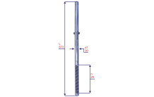 Вал Ford Transit I 1986-/ Transit II 1991-