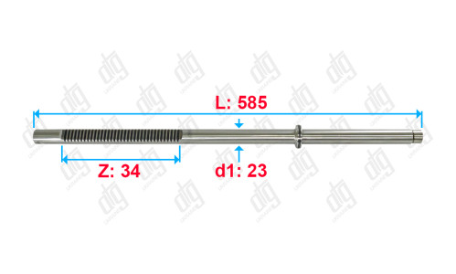 Вал Audi A2 2000-; Seat Cordoba III 2002-/ Ibiza IV 2002-; Skoda Fabia I 1999-2006/ Fabia II 2006-/ Rapid 2012-/ Roomster; Volkswagen Polo IV 2001-/ Polo V 2009- TRW