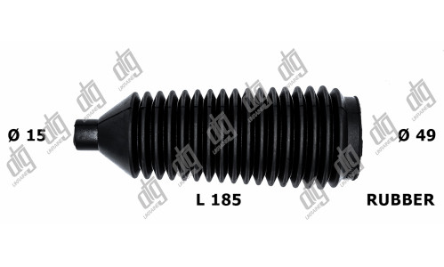 Пильовик рульової тяги 15*49*185