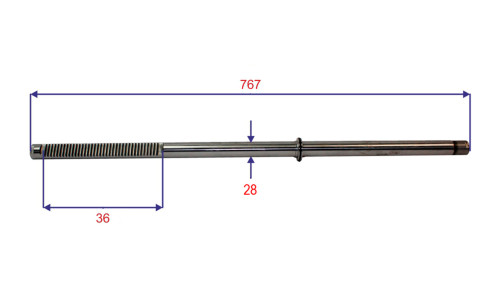 Вал Audi A4 I 1995-/ A4 Avant 1995-; Skoda Superb I 2002-; Volkswagen Passat B5 1996-