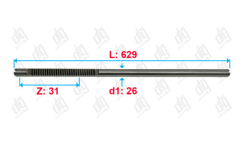 Вал Suzuki Swift III 2005-