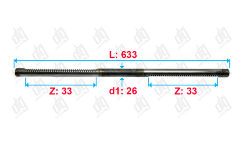 Вал Chevrolet Malibu 2016-; Opel Insignia II 2016-