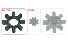 Демпферна муфта рульової колонки Toyota