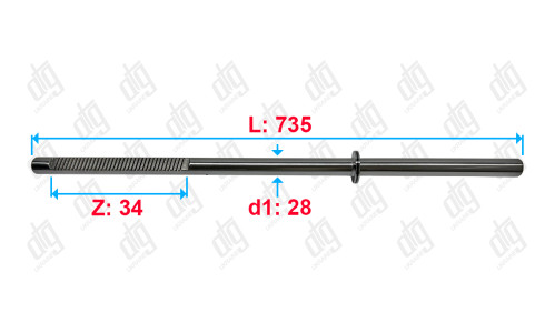 Вал BMW 5er VI (F10/F11/F07) 2009-/ 6er III (F06/F13/F12) 2011-/ 7er V (F01/F02/F04) 2008-/ 7er V (F01/F02/F04) Рестайлинг 2012- (xDrive)