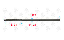 Вал Audi A4 ZF, 8E