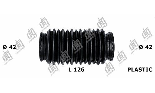 Пильовик рульової тяги 44*44*126