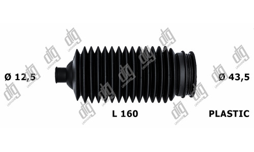 Пыльник рулевой тяги 12,5*45*175