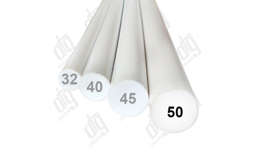 Фторопласт стрижневий D=50мм