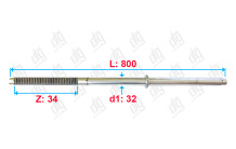 Вал Citroen Jumper III 2006-; Peugeot Boxer III 2006-; Fiat Ducato IV 2006-