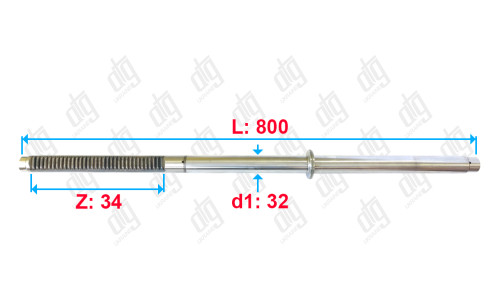Вал Citroen Jumper III 2006-; Peugeot Boxer III 2006-; Fiat Ducato IV 2006-