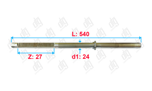 Вал Toyota Avensis (T22) 1998-