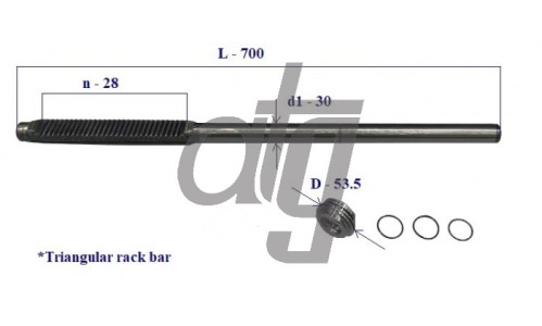 Вал Mercedes-Benz Sprinter (906) 2006-; Volkswagen Crafter 2006-