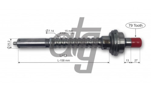 Вал редуктора Mercedes-Benz LS8