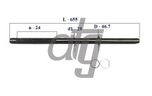 Вал BMW 5 (E60, E61) 2003-2009/ 6 (E63, E64) 2004-2010