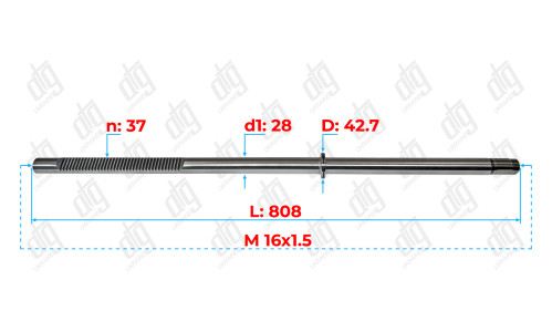 Вал Audi A6 II 1997- (ZF)