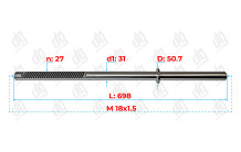 Вал BMW 7er IV (E6x) 2001-