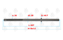 Вал BMW 5er V (E6x) 2002-