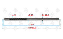 Вал Fiat Linea 2007-