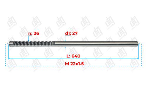 Вал Nissan Qashqai I (J10) 2007-; Nissan X-Trail (T31) 2007-; Renault Koleos 2008-