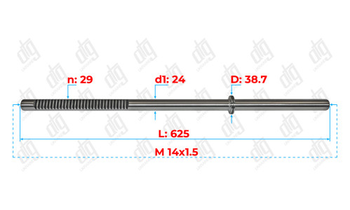 Вал Dacia Dokker Koyo/ Logan II Koyo