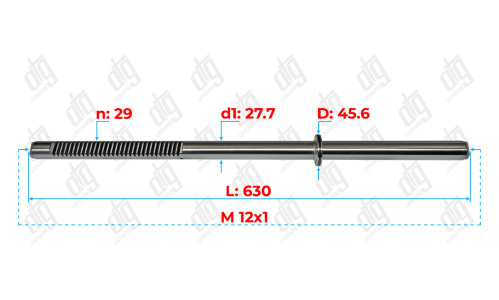 Вал Renault Trafic II 2001-; Opel Vivaro 2001-; Nissan Primastar 2001-
