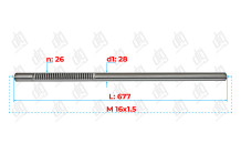 Вал Toyota Camry V50