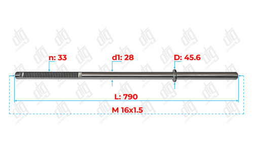 Вал Volkswagen Transporter T5 2003-/ Multivan 2003-