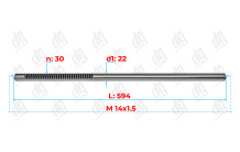Вал Citroen C1 , Peugeot 107