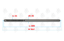 Вал Fiat Sedici (FY) 2006-2009/ (FY) 2009-2013; Suzuki SX4 I (Classic) 2006-2013