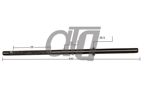 Вал Chevrolet Aveo (T200/T250) 2003-2008/ Kalos 2003-2008; Daewoo Kalos 2002-2006