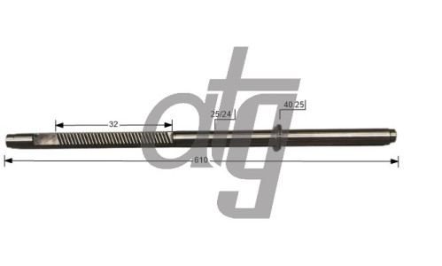 Вал Ford Focus I 1998-/ Tourneo Connect 2002-/ Transit Connect 2002-
