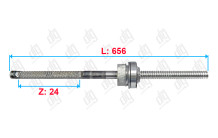 Вал Mercedes-Benz C-Class IV (W205) 2014-2018/ CLS-Class III (C257) 2017-/ E-Class (W213, S213, C238, A238) 2016-